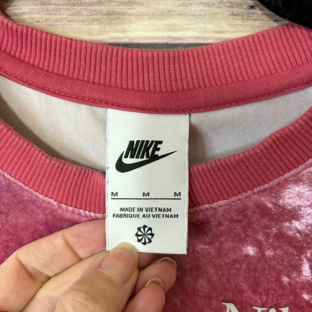 Nike pink velour